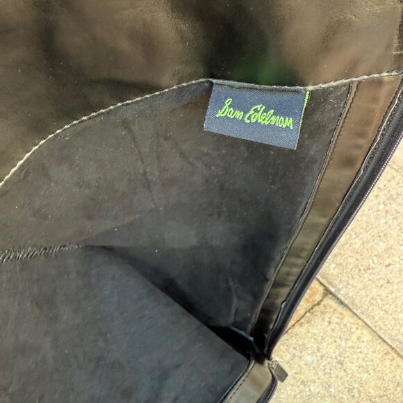 Sam Edelman Like New Penny Black Leather Riding Boot Size 5 / 35 - Picture 16 of 16